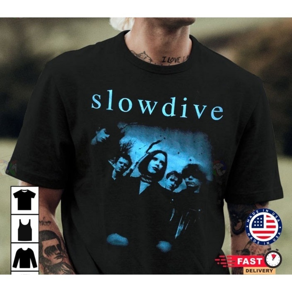 Slowdive Souvlaki 1990s Dream POP T-shirt